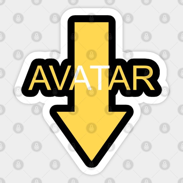 Avatar The Last Air Bender Sign Symbol Sticker by emhaz